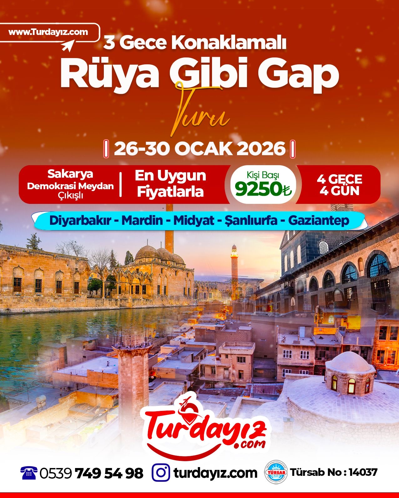 Gap Turu sömestir Özel