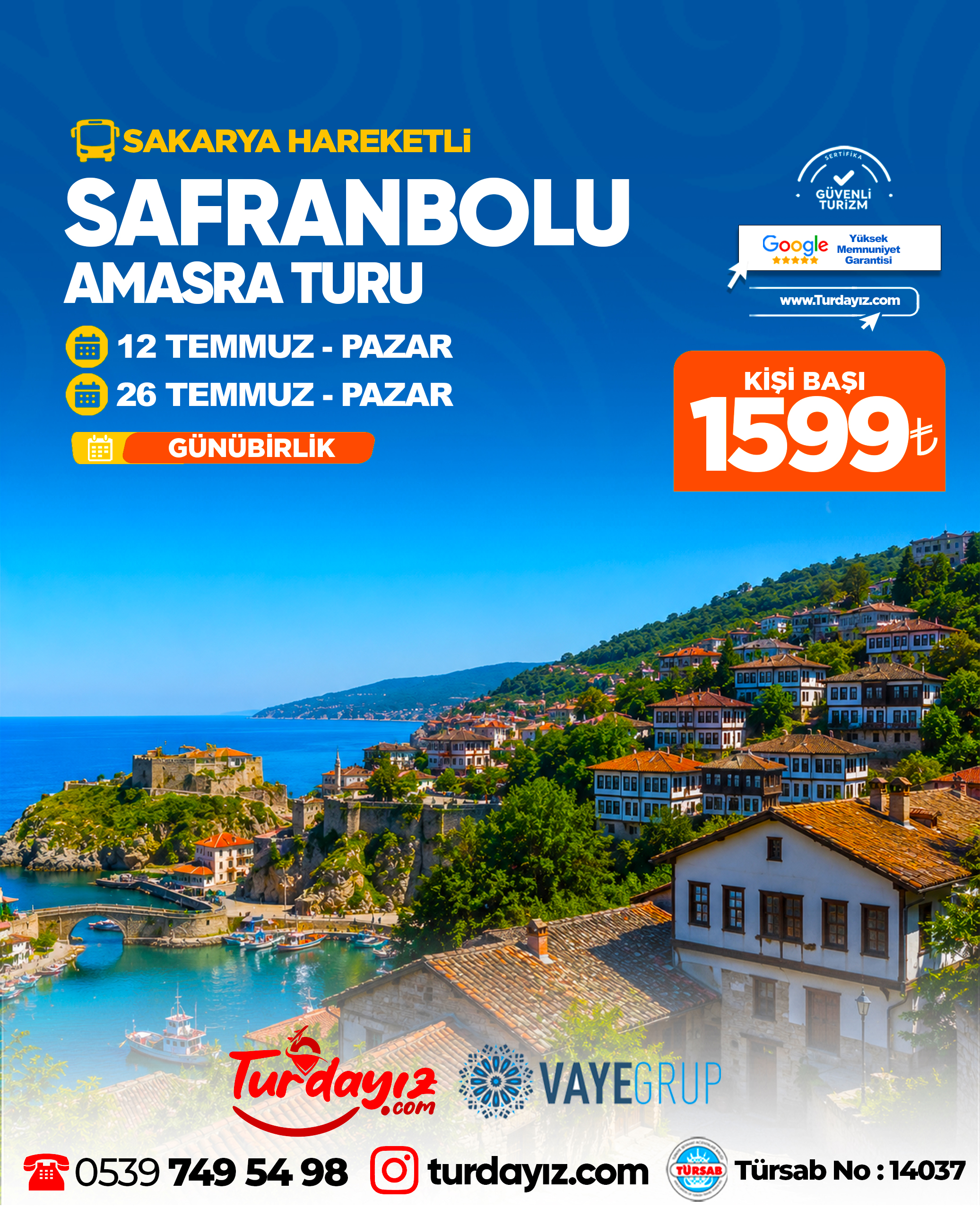 SAFRANBOLU & AMASRA TURU