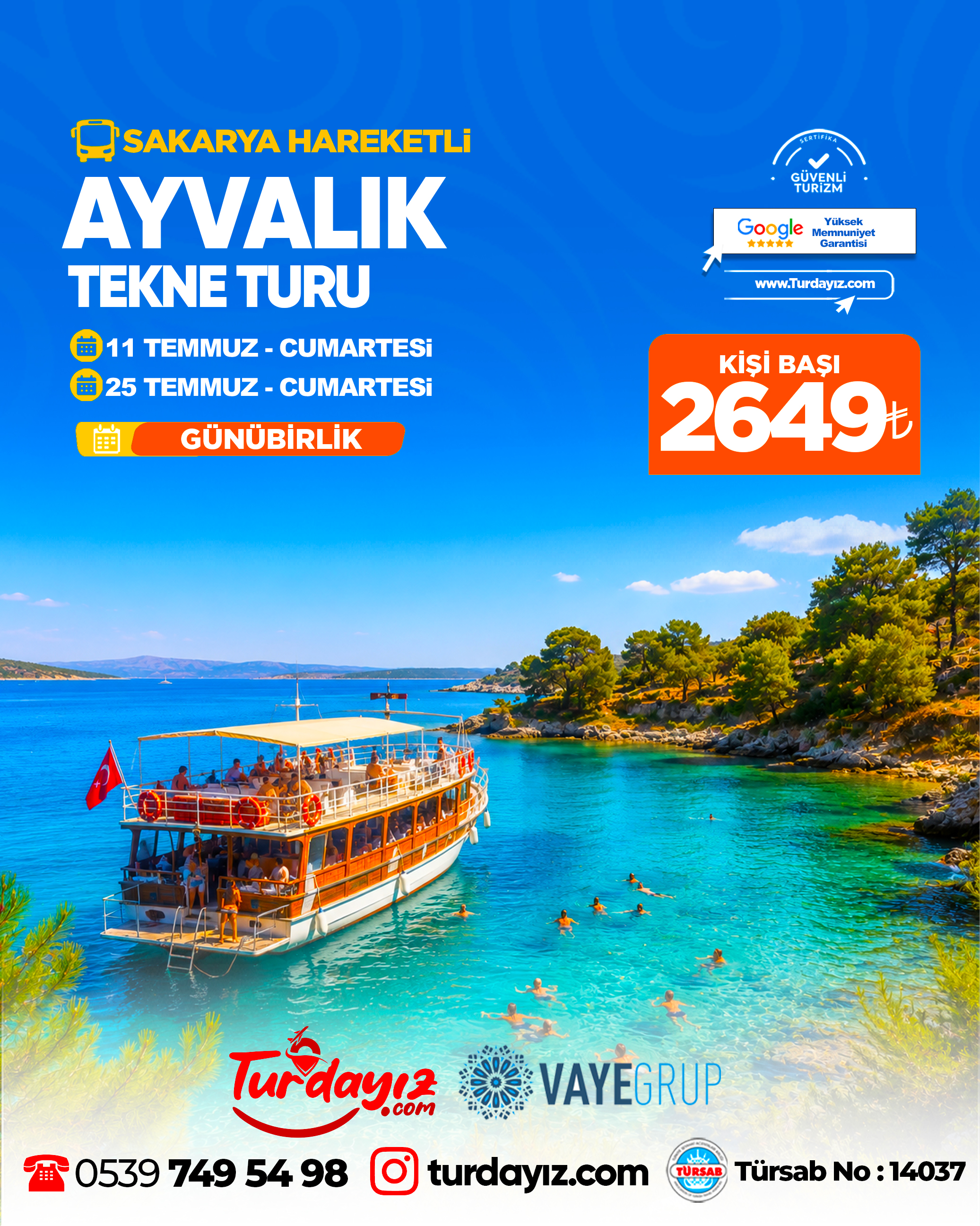 AYVALIK TEKNE TURU