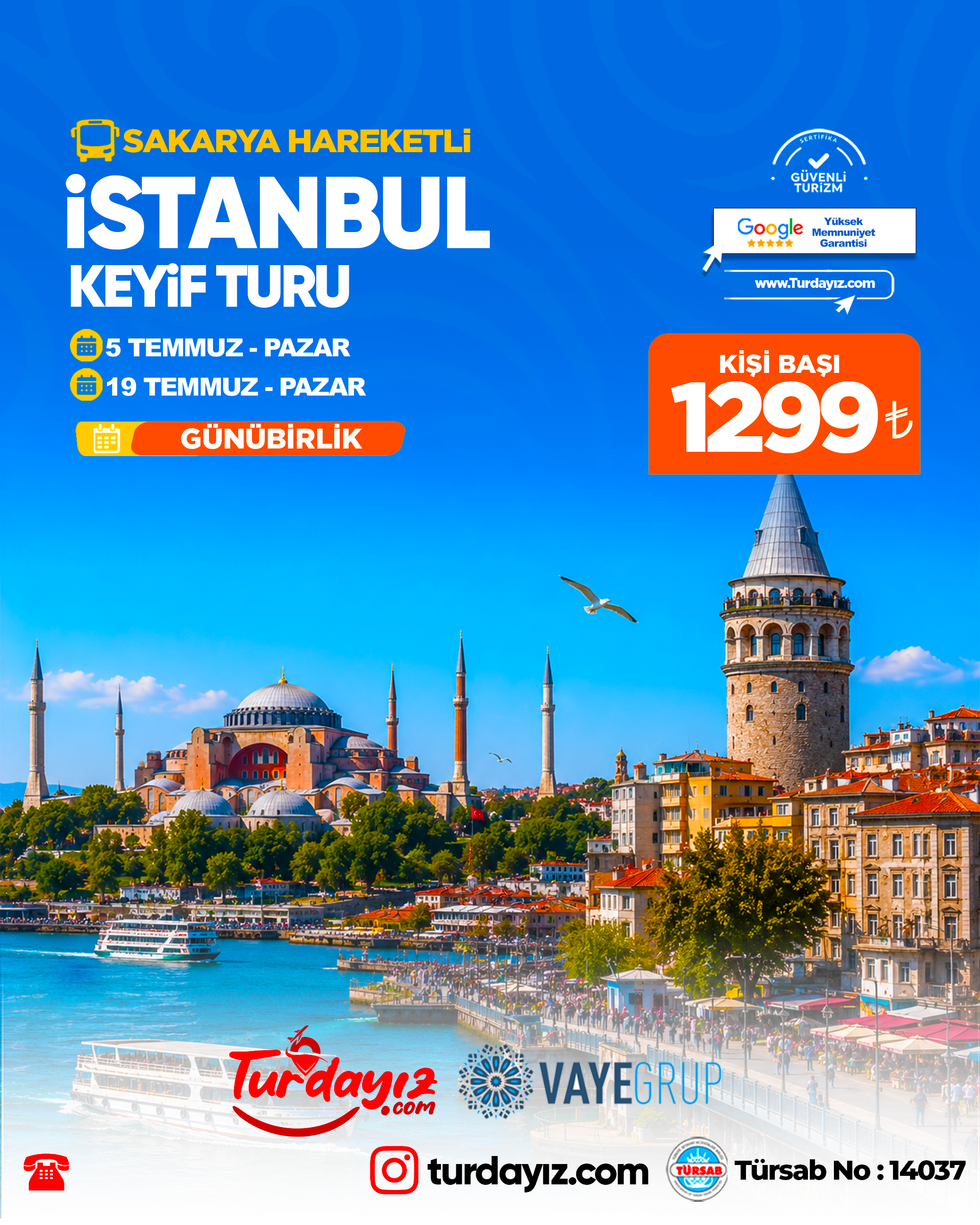 İSTANBUL KEYİF TURU