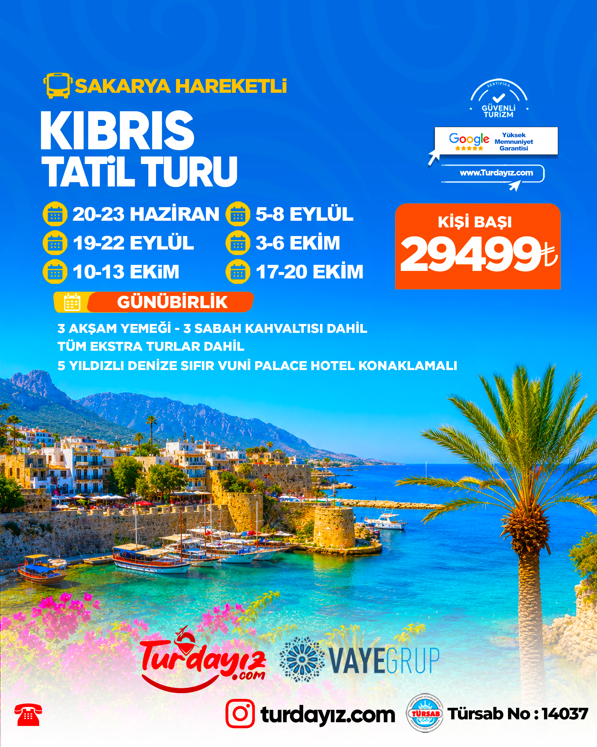 KIBRIS TATİL TURU