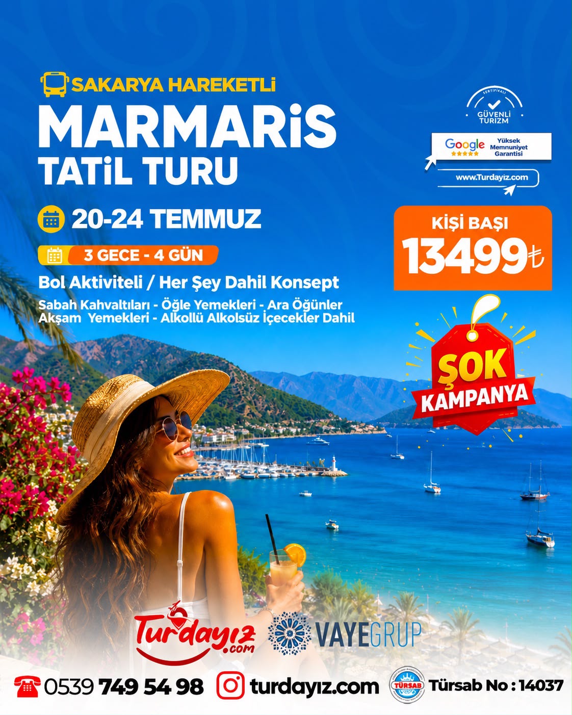 RÜYA GİBİ MARMARİS TATİL TURU 