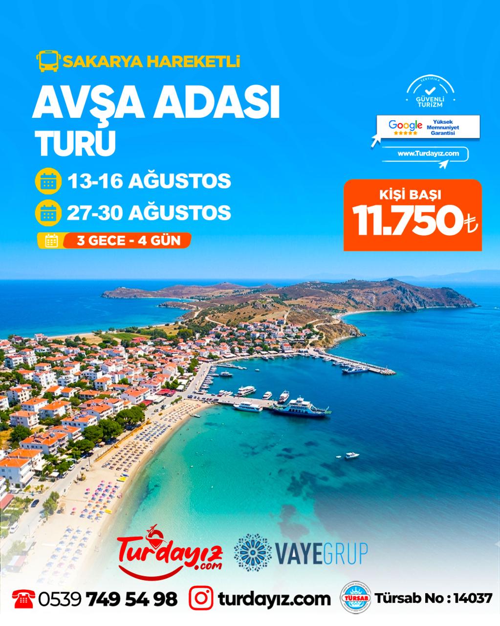 AVŞA ADASI TURU