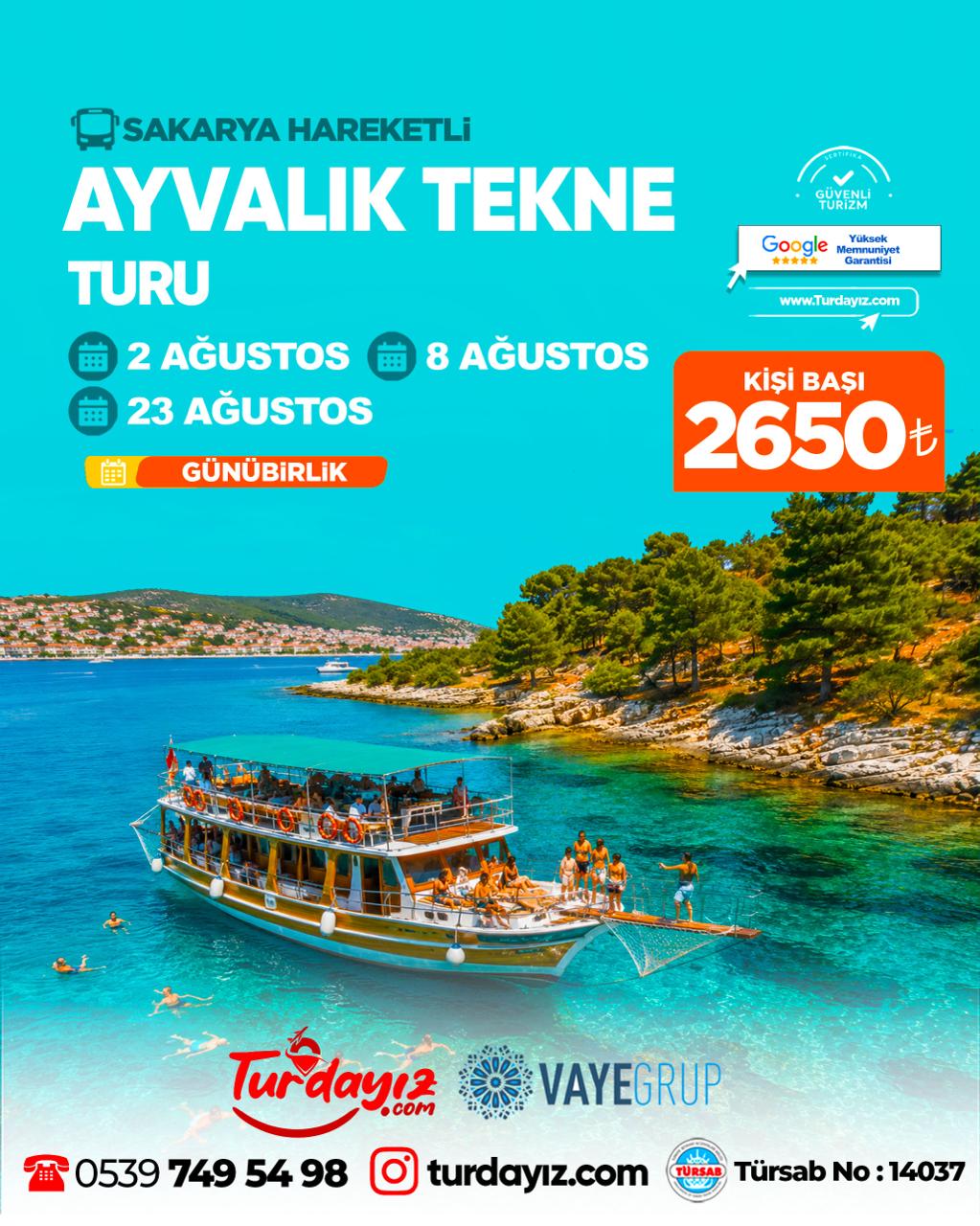 AYVALIK TEKNE TURU 